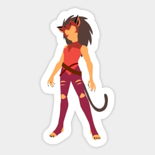 Minimalist Catra Sticker